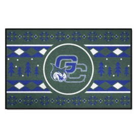 Georgia College Holiday Sweater Starter Mat Accent Rug - 19in. x 30in.