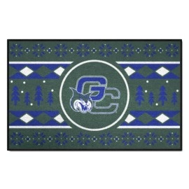 Georgia College Holiday Sweater Starter Mat Accent Rug - 19in. x 30in.