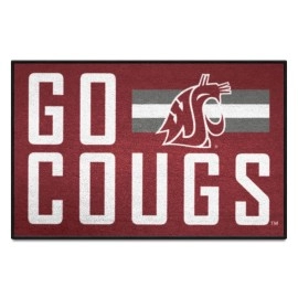 Washington State University Starter Mat Accent Rug - 19in. x 30in. Slogan Starter Mat