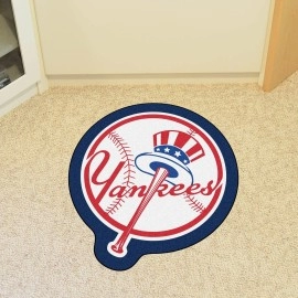 New York Yankees Mascot Rug - Circular Yankees Primary Logo