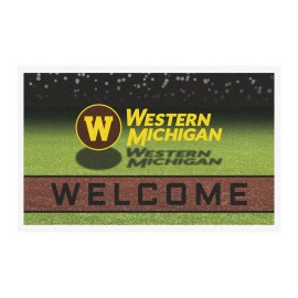 Western Michigan Broncos Crumb Rubber Door Mat - 18in. x 30in.