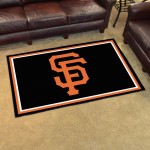 San Francisco Giants 4Ft. X 6Ft. Plush Area Rug