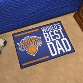 New York Knicks Starter Mat Accent Rug - 19in. x 30in. World's Best Dad Starter Mat