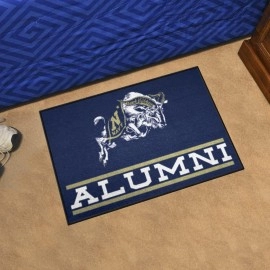 U.S. Naval Academy Starter Mat Accent Rug - 19in. x 30in. Alumni Starter Mat