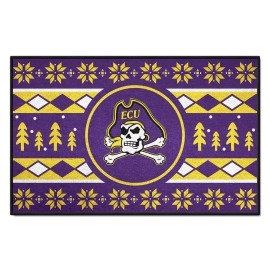 East Carolina University Holiday Sweater Starter Mat Accent Rug - 19in. x 30in.