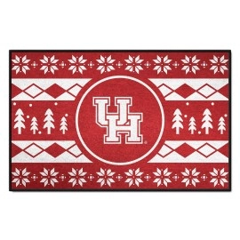 University of Houston Holiday Sweater Starter Mat Accent Rug - 19in. x 30in.