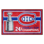 Montreal Canadiens Dynasty 4Ft. X 6Ft. Plush Area Rug