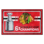 Chicago Blackhawks Dynasty 4Ft. X 6Ft. Plush Area Rug