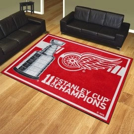 Detroit Red Wings Dynasty 8Ft. X 10Ft. Plush Area Rug