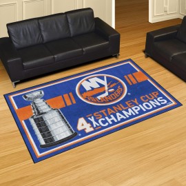 New York Islanders Dynasty 5Ft. X 8Ft. Plush Area Rug