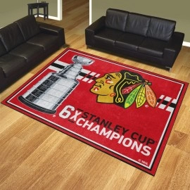 Chicago Blackhawks Dynasty 8Ft. X 10Ft. Plush Area Rug