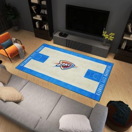 Oklahoma City Thunder 6 Ft. X 10 Ft. Plush Area Rug