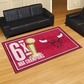 Chicago Bulls Dynasty 8Ft. X 10Ft. Plush Area Rug