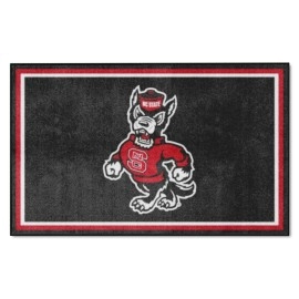 Nc State Wolfpack 4Ft. X 6Ft. Plush Area Rug