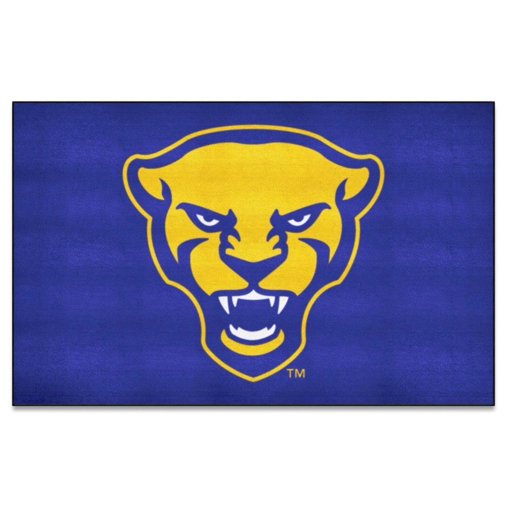 Pitt Panthers Ulti-Mat Rug, Panther Logo - 5Ft. X 8Ft.