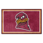 Virginia Tech Hokies 4Ft. X 6Ft. Plush Area Rug, Hokie Bird Logo