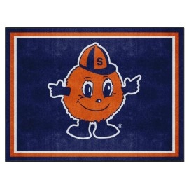 Syracuse Orange 8Ft. X 10 Ft. Plush Area Rug, Otto Mascot Logo