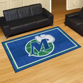 Nba Retro Dallas Mavericks 5Ft. X 8 Ft. Plush Area Rug