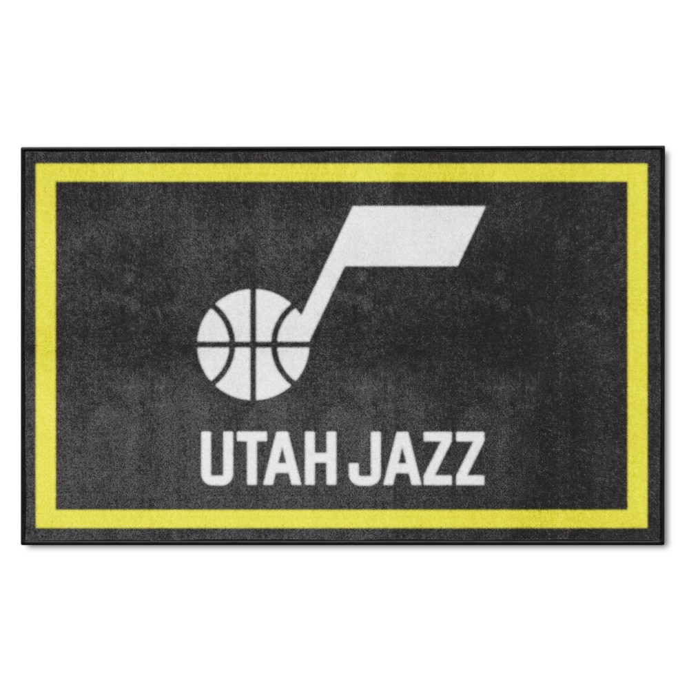 Utah Jazz 4Ft. X 6Ft. Plush Area Rug