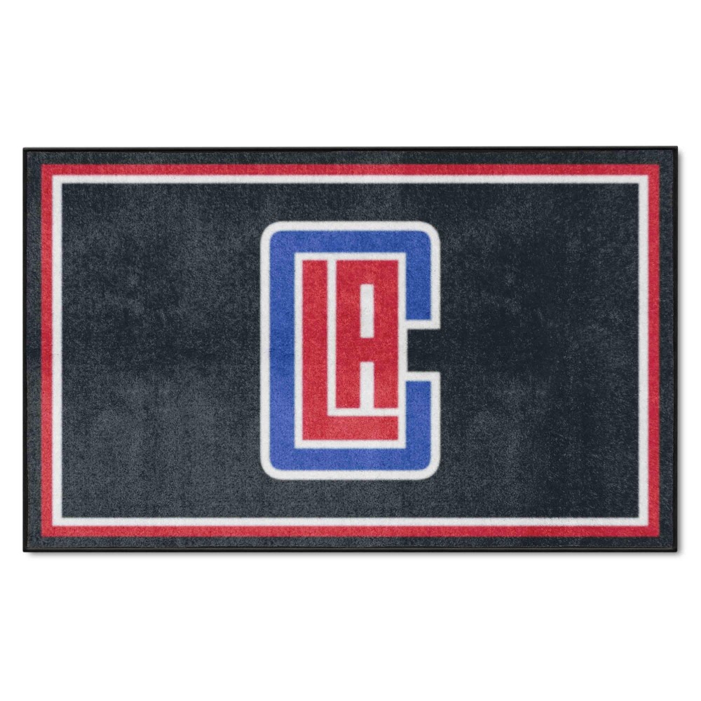 Los Angeles Clippers 4Ft. X 6Ft. Plush Area Rug