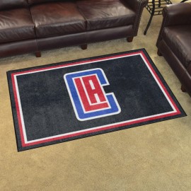 Los Angeles Clippers 4Ft. X 6Ft. Plush Area Rug