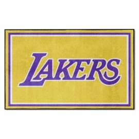 Los Angeles Lakers 4Ft. X 6Ft. Plush Area Rug