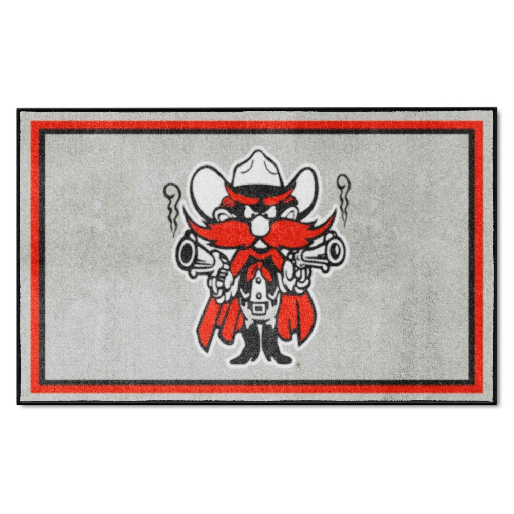 Texas Tech Red Raiders 4Ft. X 6Ft. Plush Area Rug