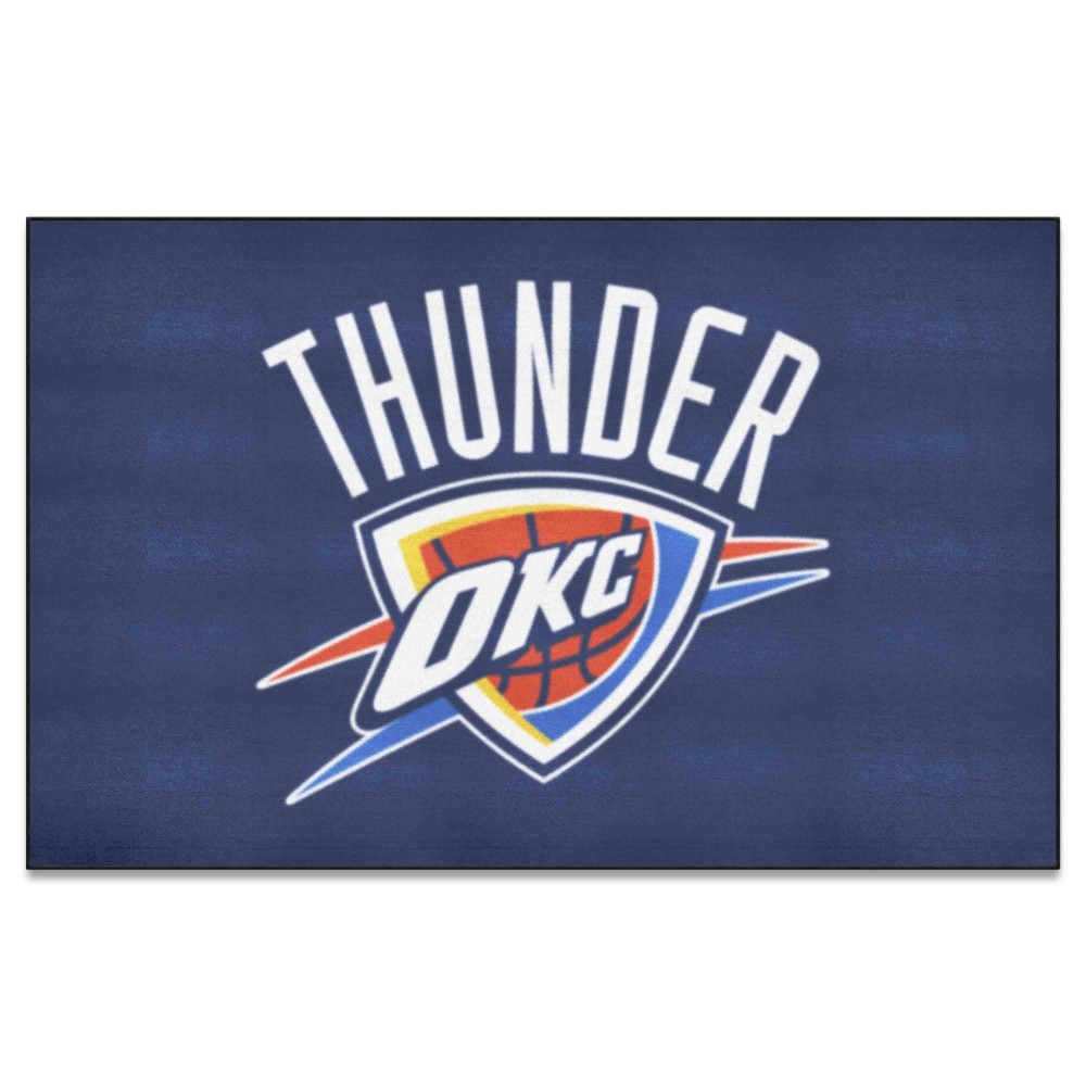 Oklahoma City Thunder Ulti-Mat Rug - 5Ft. X 8Ft.