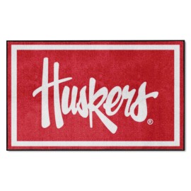 Nebraska Cornhuskers 4Ft. X 6Ft. Plush Area Rug