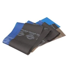 TheraBand 20381 Non-Latex Exercise Band Active Recovery Kits, Blue/Black - Advanced Set