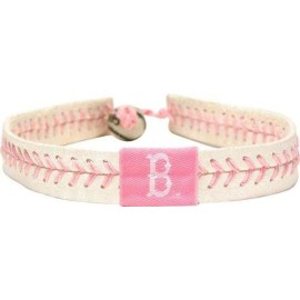 Boston Red Sox Bracelet Baseball Pink Alternate