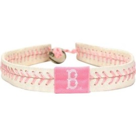 Boston Red Sox Bracelet Baseball Pink Alternate