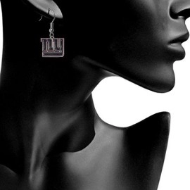 NFL Siskiyou Sports Womens New York Giants Dangle Earrings One Size Team Color