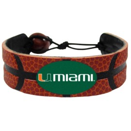 Miami Hurricanes Bracelet Classic Basketball CO