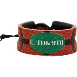 Miami Hurricanes Bracelet Classic Basketball CO