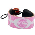 Detroit Pistons Pink Basketball Bracelet