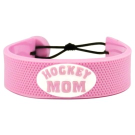 Hockey Mom Pink Hockey Bracelet