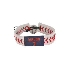 MLB Joe Mauer Pink Jersey Bracelet