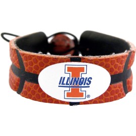 NCAA Illinois Illini Classic Basketball Bracelet