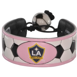 MLS Los Angeles Galaxy Pink Soccer Bracelet