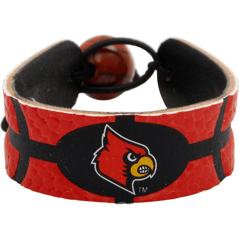 Louisville Cardinals Team Color Basketball Bracelet