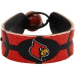 Louisville Cardinals Team Color Basketball Bracelet