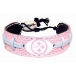 Pittsburgh Steelers Pink NFL Football Bracelet