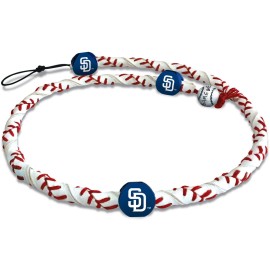 MLB San Diego Padres Classic Frozen Rope Baseball Necklace