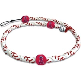 MLB Los Angeles Angels Classic Frozen Rope Baseball Necklace