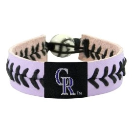 MLB Colorado Rockies BraceletTeam Color, Team Color, One Size