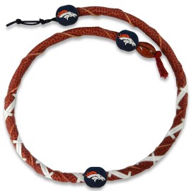 NFL Denver Broncos Classic Spiral Football Necklace