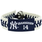 New York Yankees Bracelet Genuine Baseball Curtis Granderson CO