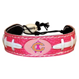 NFL Chicago Bears Breast Cancer Awareness Ribbon Pink Football Bracelet