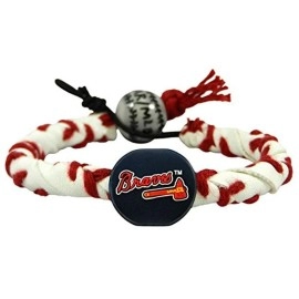 MLB Atlanta Braves Tomahawk Logo Classic Frozen Rope Baseball Bracelet